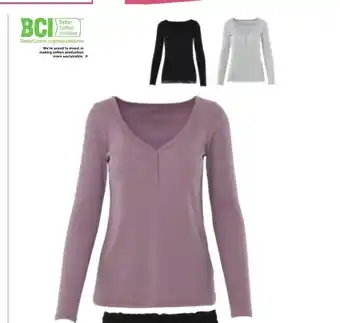 ALDI T-Shirt Cotelé offre