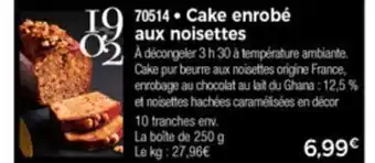 Thiriet Cake Enrobé Aux Noisettes offre