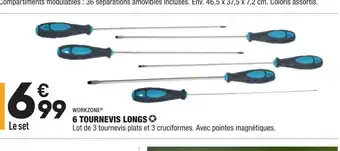 ALDI 6 Tournevis Longs offre