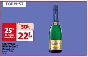 CHAMPAGNE HEIDSIECK & CO Monopole Brut Grande Cuvée 75 cl