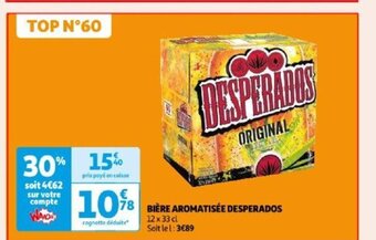 Auchan BIÈRE AROMATISÉE DESPERADOS offre