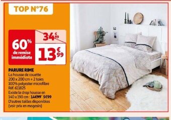 Auchan PARURE RIME offre