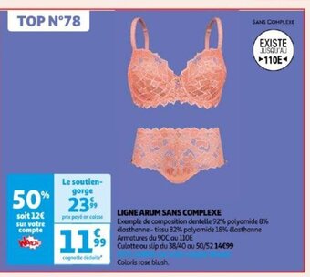 Auchan LIGNE ARUM SANS COMPLEXE offre