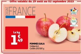 Auchan POMMES GALA offre
