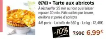 Thiriet Tarte Aux Abricots offre
