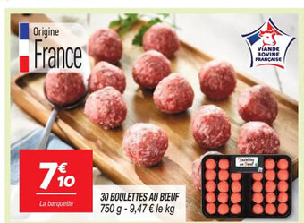 Netto 30 BOULETTES AU BOEUF offre
