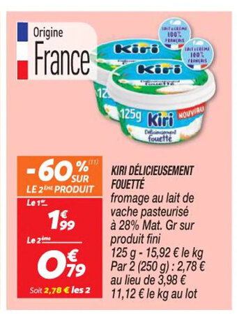 Netto KIRI DÉLICIEUSEMENT FOUETTÉ offre