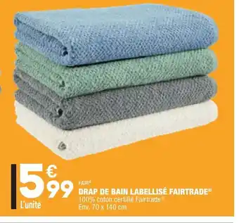 ALDI Drap De Bain Labellisé Fairtrade offre