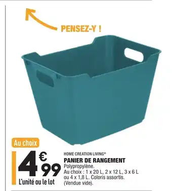 ALDI Panier De Rangement offre