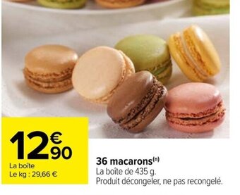 Carrefour 36 macarons offre