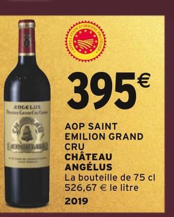 Intermarché Château angélus aop saint emilion grand cru offre