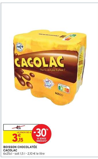 Cacolac boisson chocolatée