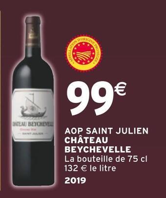 Intermarché Château beychevelle aop saint julien offre