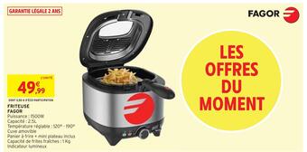 Intermarché Fagor friteuse offre