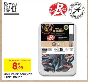 Intermarché Moules de bouchot label rouge offre