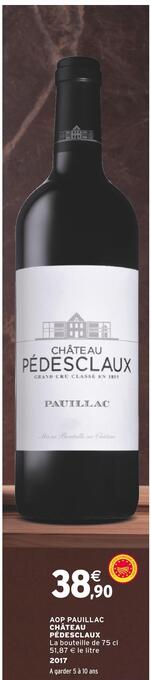 Intermarché Château pédesclaux aop pauillac offre
