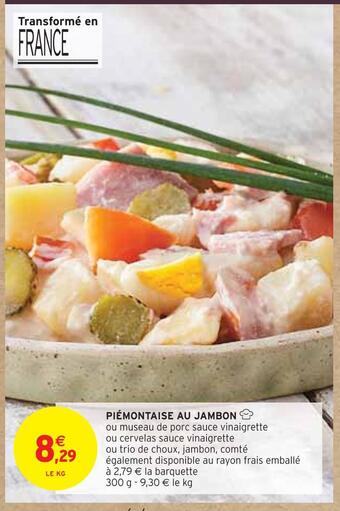 Intermarché Piémontaise au jambon offre