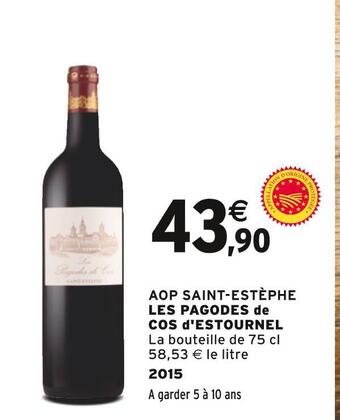 Intermarché Les pagodes de cos d'estournel aop saint-estèphe offre