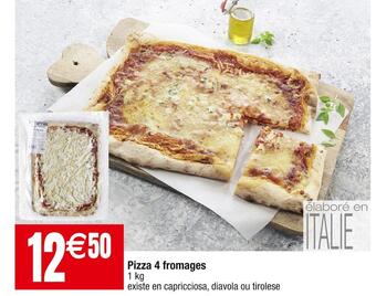 Cora x Carrefour Pizza 4 fromages offre