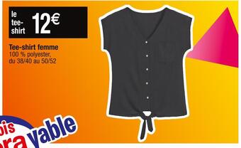 Cora x Carrefour Tee-shirt femme offre