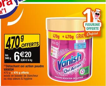 Cora x Carrefour Vanish détachant oxi action poudre offre