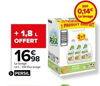 Carrefour Lessive liquide persil offre