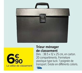 Carrefour Trieur ménager de classement offre