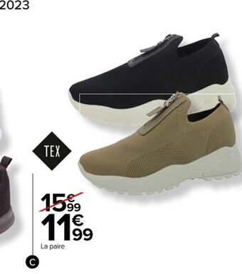 Carrefour Basket femme offre