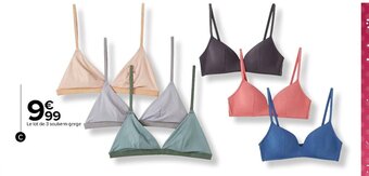 Carrefour Soutien gorge femme offre