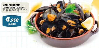 Gel 2000 MOULES ENTIÈRES CUITES DANS LEUR JUS offre