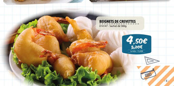 Gel 2000 BEIGNETS DE CREVETTES offre