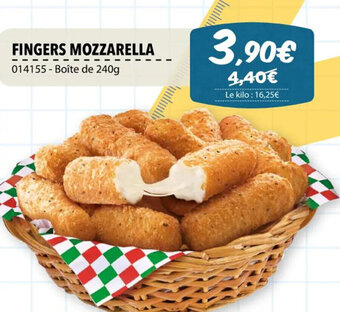 Gel 2000 FINGERS MOZZARELLA offre