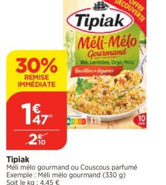 Bi1 Tipiak offre