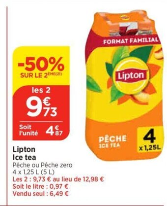 Bi1 Lipton Ice tea offre