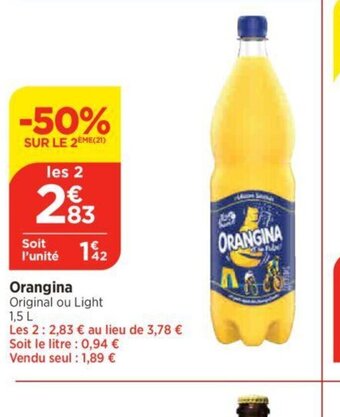 Bi1 Orangina offre