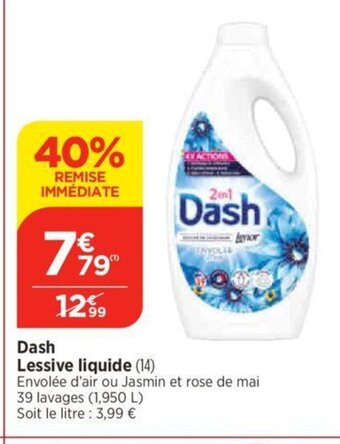 Bi1 Dash Lessive liquide (14) offre