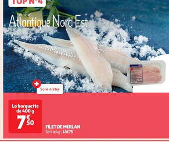 Auchan FILET DE MERLAN offre