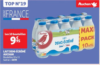 Auchan LAIT DEMI-ÉCRÉMÉ AUCHAN offre