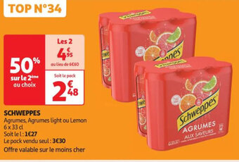 Auchan SCHWEPPES offre