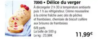 Thiriet Délice Du Verger offre