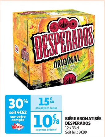 Auchan BIÈRE AROMATISÉE DESPERADOS offre