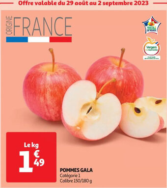 Auchan POMMES GALA offre