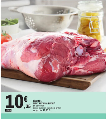 E.Leclerc GIGOT ENTIER À RÔTIR offre