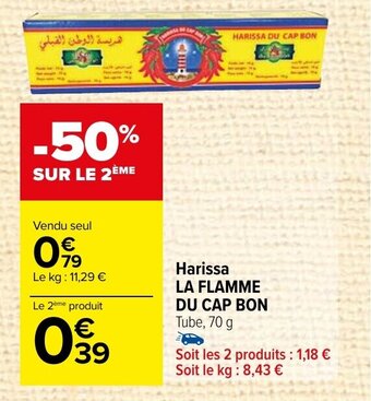 Carrefour Market Harissa LA FLAMME DU CAP BON offre