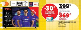 Hyper U TÉLÉVISEUR LED UHD 4K offre