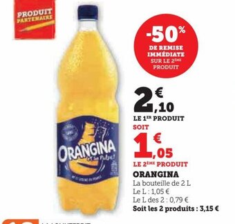 Hyper U ORANGINA offre
