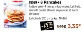 Thiriet 8 Pancakes offre