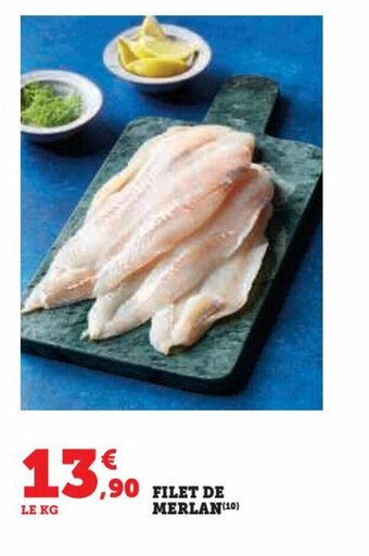 Hyper U FILET DE MERLAN offre
