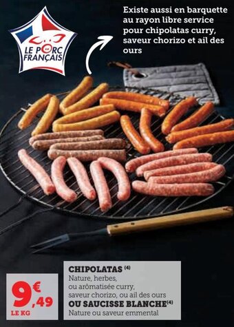 Hyper U CHIPOLATAS offre