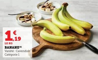 Hyper U BANANE offre